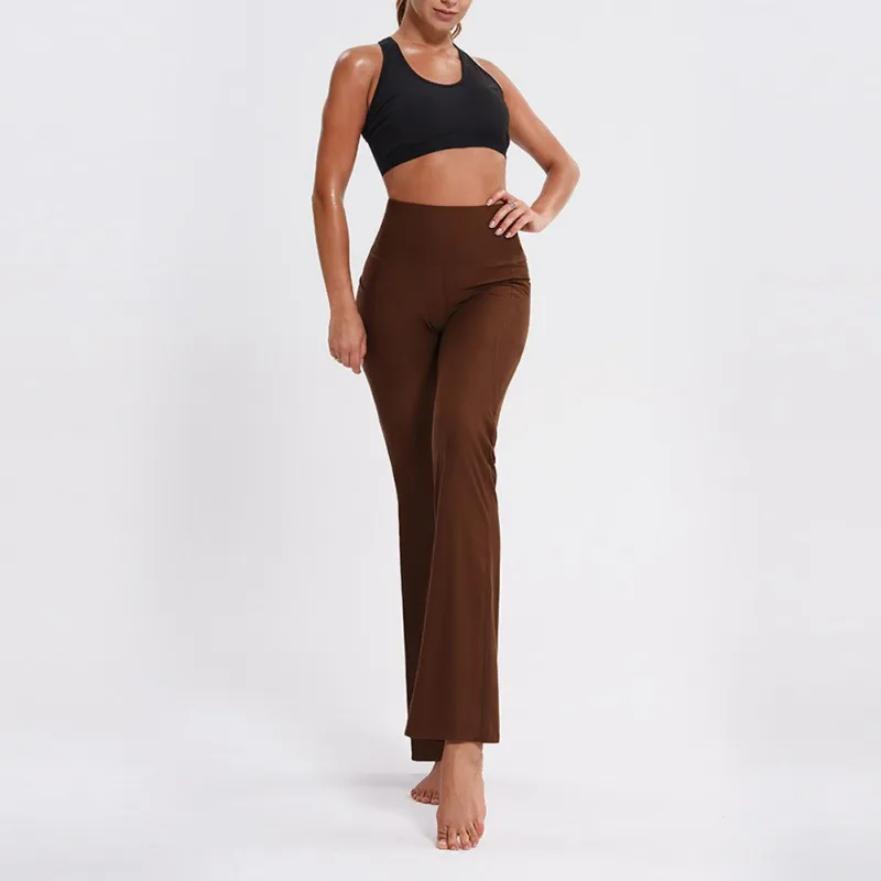 

Sports Hip Yoga Tight Pants Quick-Drying Elastic Sanding Slim Speaker Nine Pants