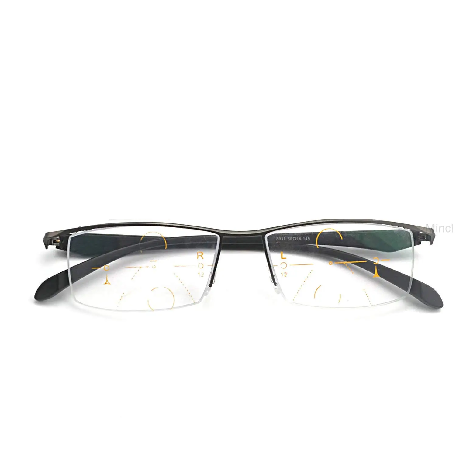 MINCL/прогрессивные Multifocus очки для чтения мужские деловые регулируемые зрение