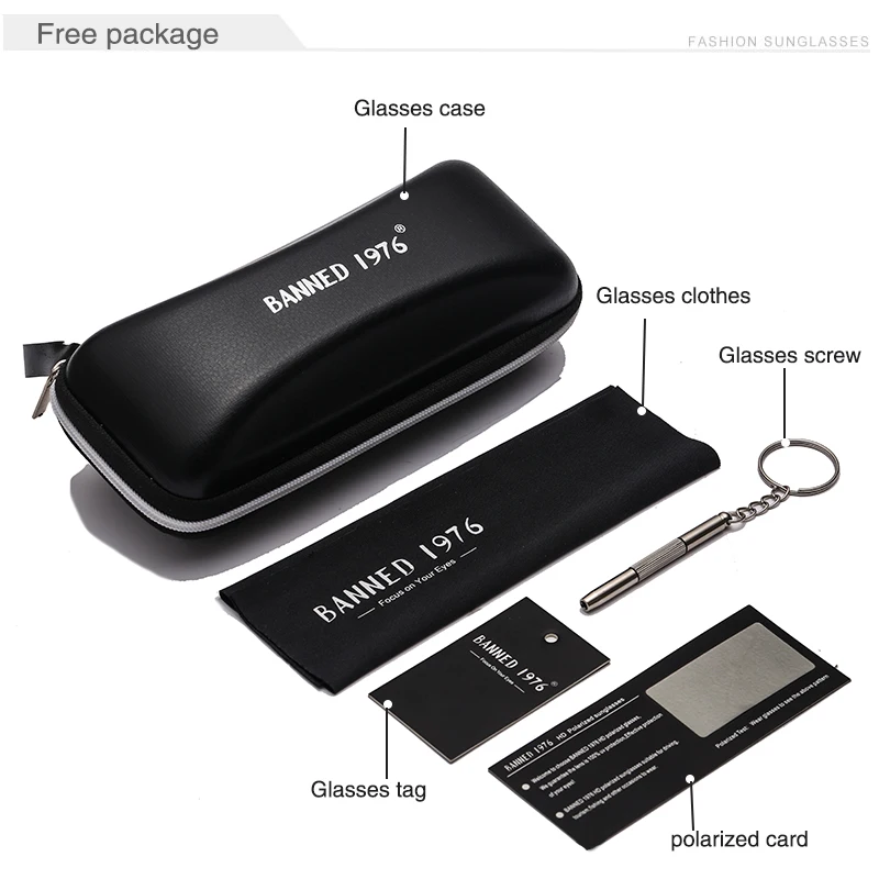 Запрещены 1976 для мужчин поляризационные брендовые солнцезащитные очки 2020 модные