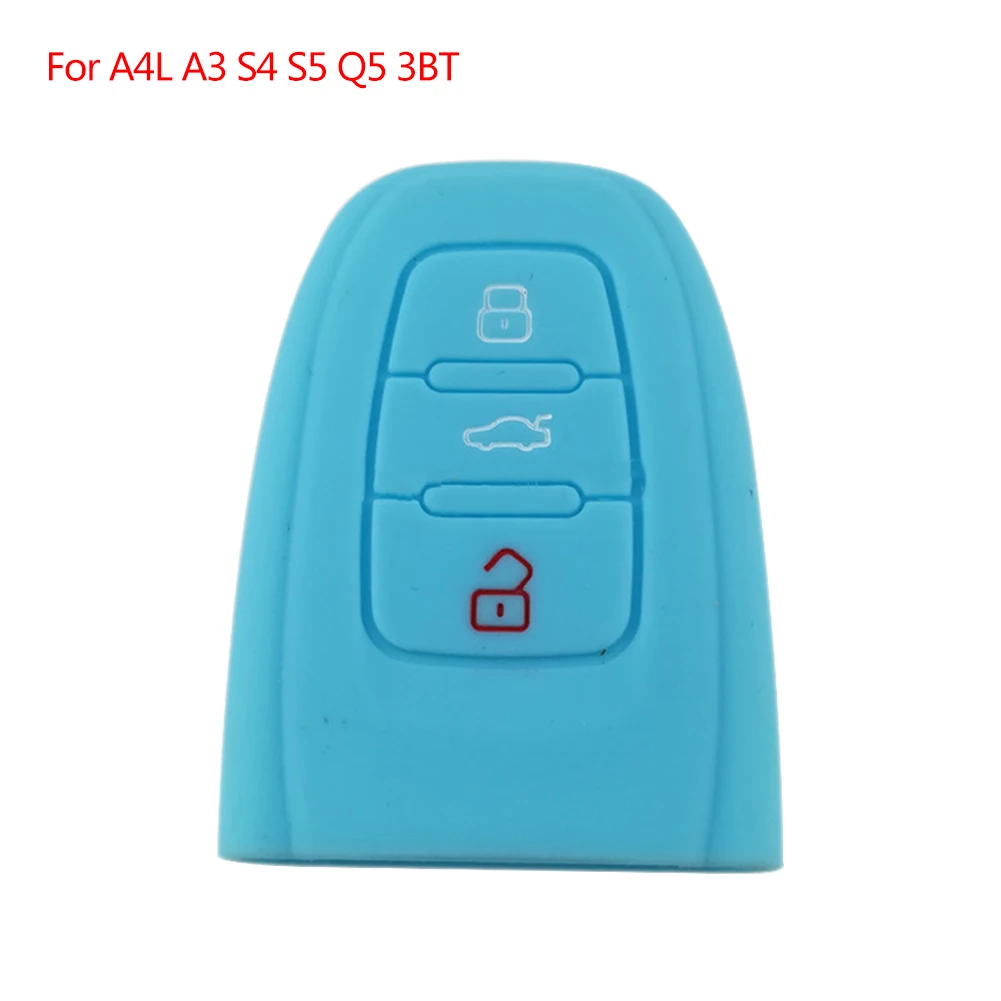 

SILICONE SKIN COVER PROTECT SMART REMOTE KEY CASE FOB SHELL 3 BTN