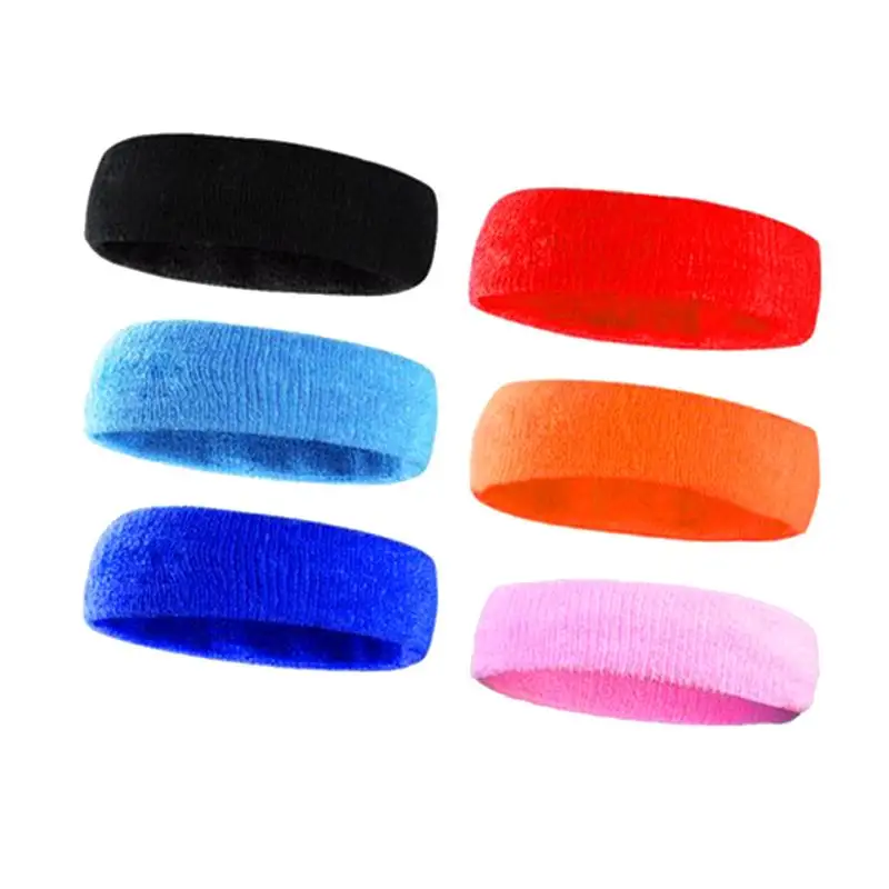 6 шт. головная повязка супер мягкая впитывающая тренировка Для Бега Йога