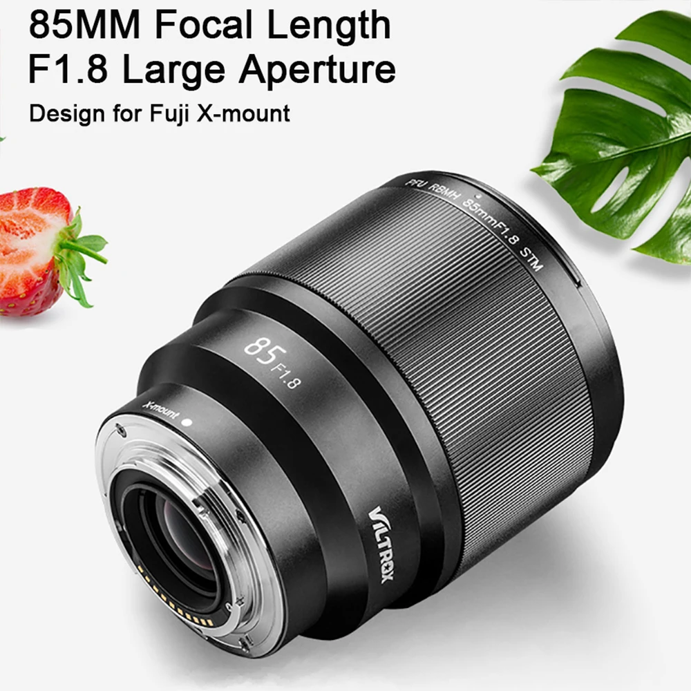 

VILTROX 85MM F1.8 STM X-mount Fixed Focus Lens AF Portrait Lens Full Frame for fujifilm x mount x-t20 x-t30 x-t3 xt3 X-T4 Lens