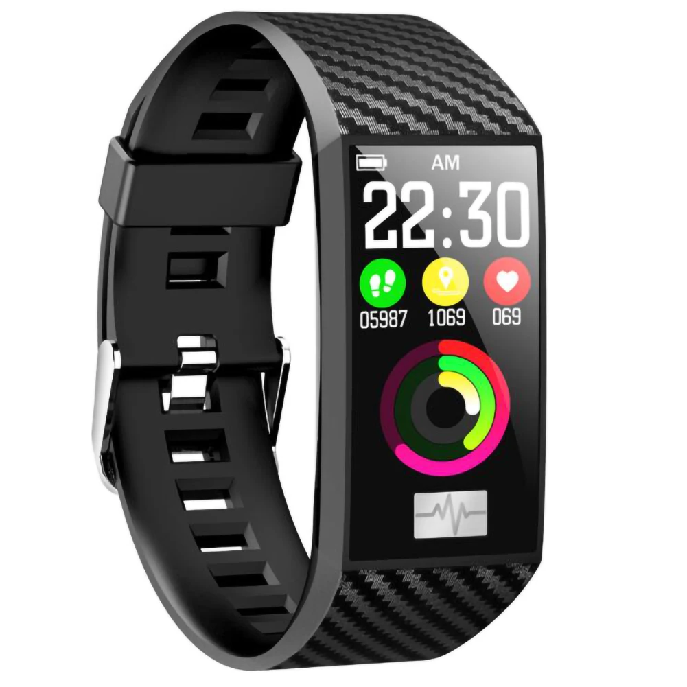 For DT58 1.14 Inch large Color screen Smart Recording Bracelet With Heart Rate ECG Blood Pressure IP68 Fitness Wrisatband | Электроника