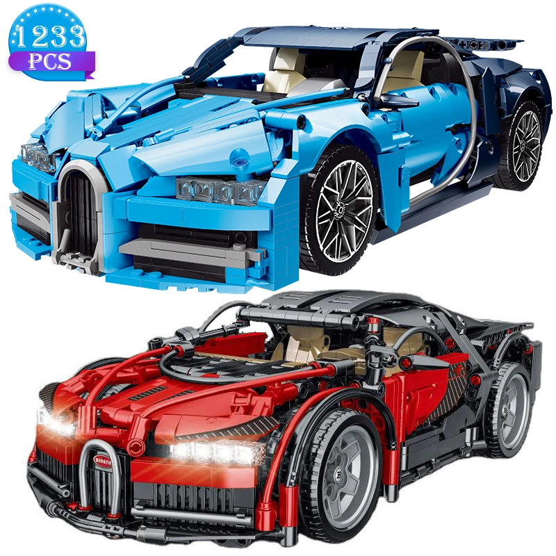 

Creation Expert Famous Racing Series Red Blue Static Diy Model Series Children's Education Toys Boyfriend's Birthday Gifts