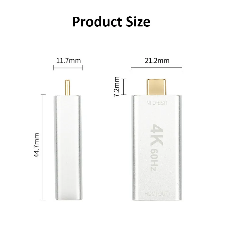 USB C 3 1 к HDMI совместимый адаптер 2 0 4K @ 60 Гц с MacBook Pro Chromebook Pixel Dell XPS13/15 Huawei Mate10|Кабели