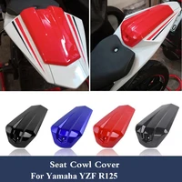 motorcycle rear pillion passenger hard seat cowl cover section fairing for yamaha yzf r 125 mt 125 yzf r125 2008 2018 2016