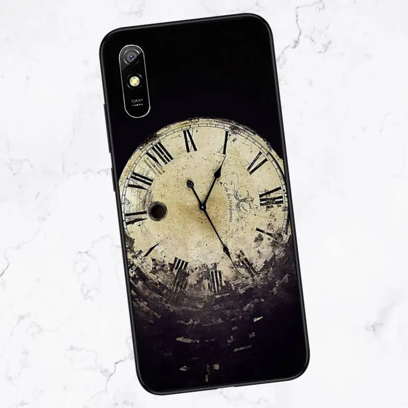 

Luxury clock Phone Case For Xiaomi Redmi 4x 5 plus 6A 7 7A 8 mi8 8lite 9 note 4 5 7 8 pro