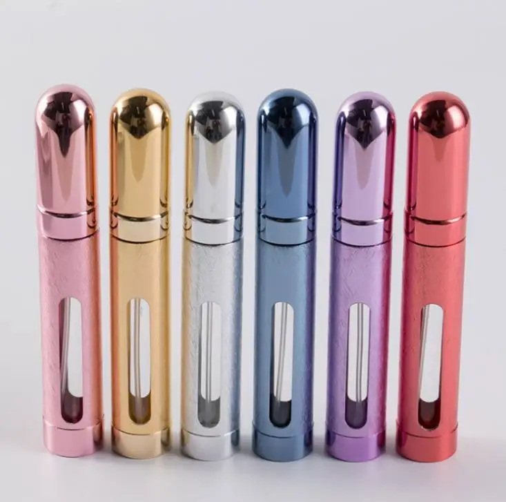 

12ml 6 Colors Refillable Mini Portable Travel Perfume Atomizer Bottle Perfume Bottle For Mist Sprayer Scent 200pcs SN1119