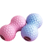 Массажный мяч с арахисом EVA, двойной хоккей, легкий спортивный массажный инструмент для фитнеса и тела, мяч для облегчения боли и йоги