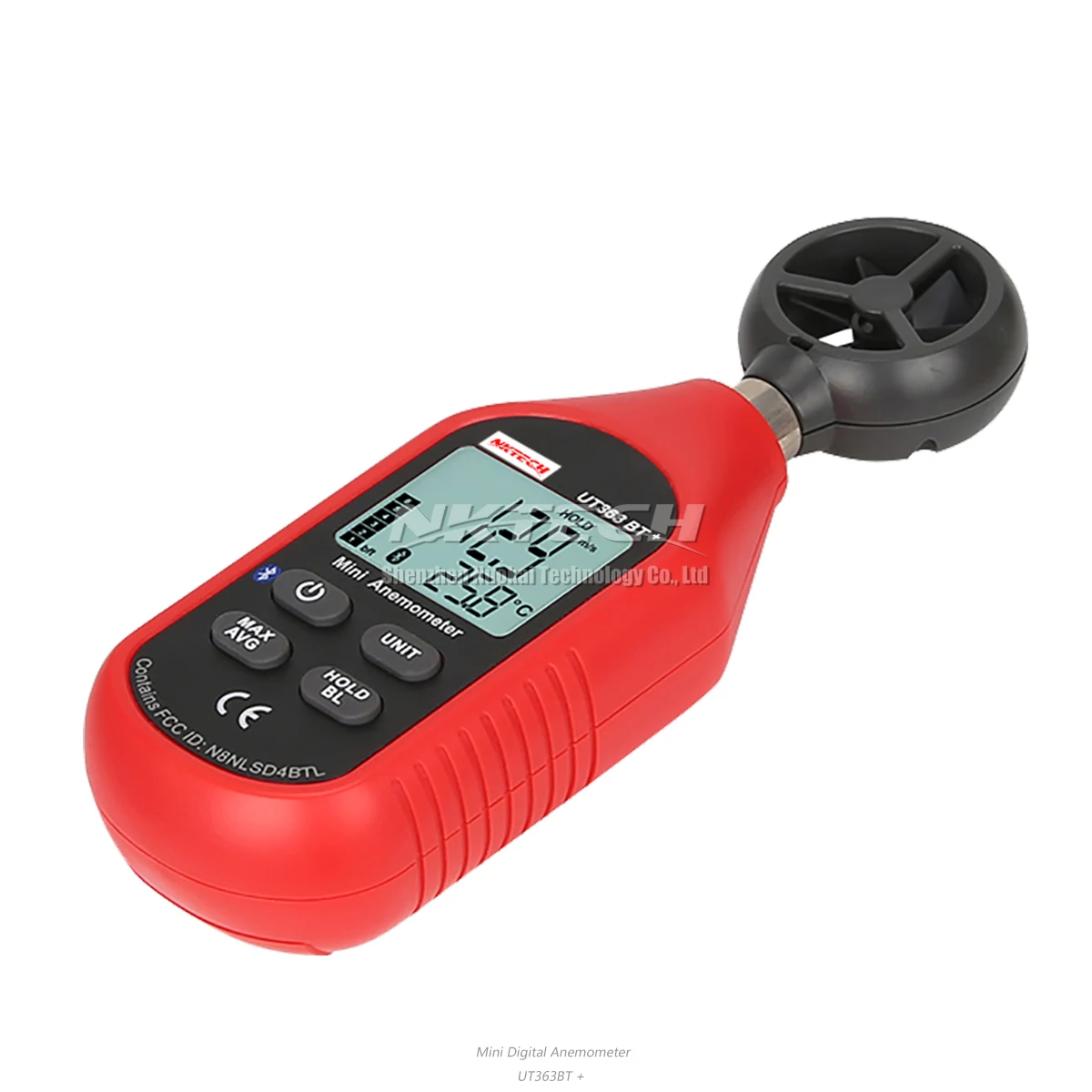 Мини измеритель скорости ветра NKTECH UT363BT мини ветра|Приборы для измерения