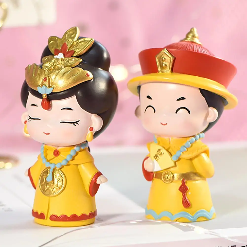 Мини Король Королева модель фигурка орнамент шкаф микро пейзаж свадебный Декор