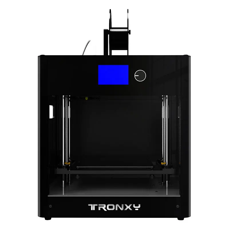 C5-black TRONXY C5 3d принтер Сильный прочный водонепроницаемый 3D машина ЖК-экран модель высокая точность рабочего стола Impresora 3d принтер Diy комплект - Цвет: C5-black