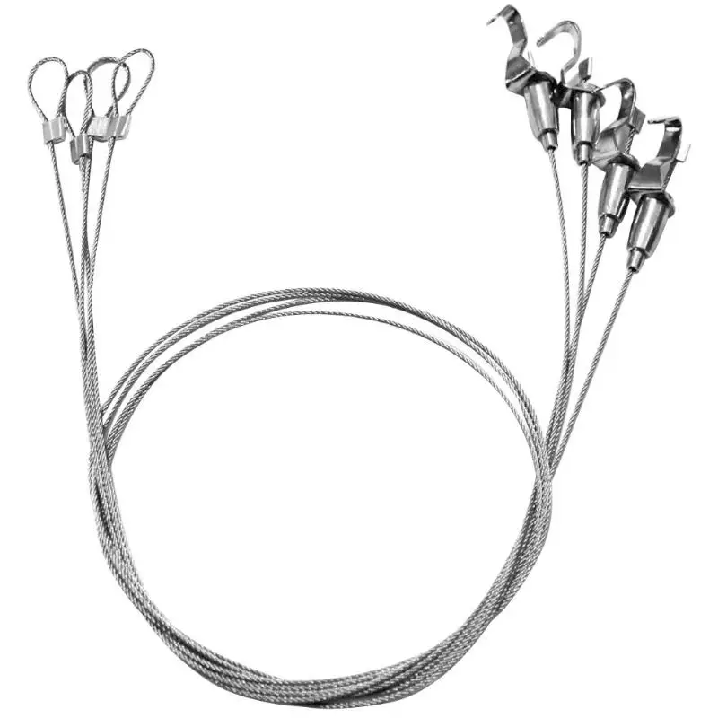 4 шт. Регулируемая Вешалка крючок в форме пули проволока из нержавеющей стали