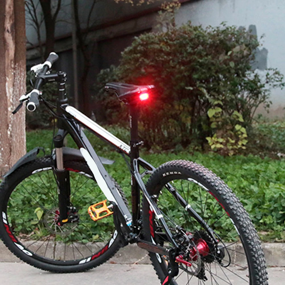 

LED Bicycle Rear Light 7LM Waterproof Mountain Bike USB Rechargeable Night Riding Safety Warning Light Bicycle Accessories