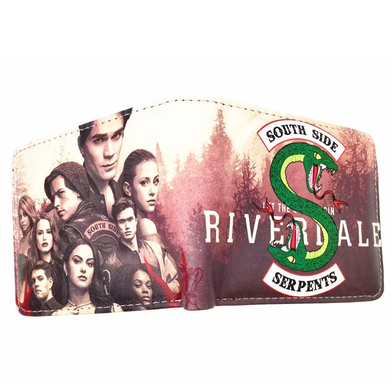 Короткий кошелек с ривердэйлом из мультфильма южная сторона карманом для монет |