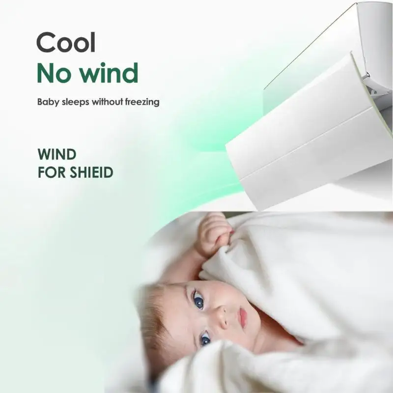 Adjustable Air Conditioner Cover Anti Direct Wind Shield Conditioning Deflector Anti-wind Windshield for Home Office | Дом и сад