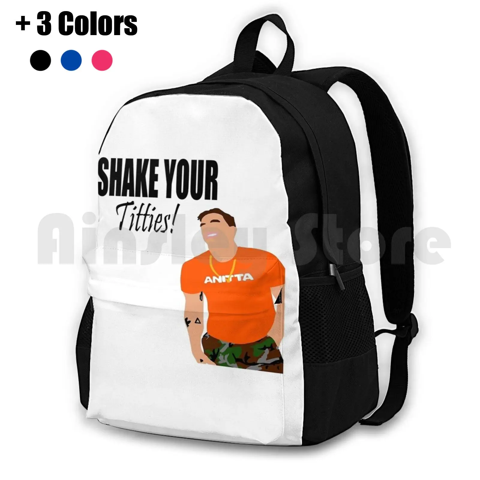 

Shake Your Titties!-Cody Rigsby Quote ( Peloton ) Outdoor Hiking Backpack Riding Climbing Sports Bag Cody Rigsby Peloton