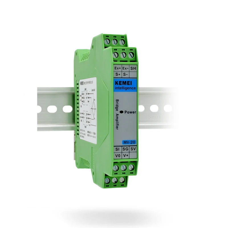 Precision Weighing Transducer Strain Bridge Force-pressure Tension Millivolt MV Signal Amplifier 0-20mA 0-10V