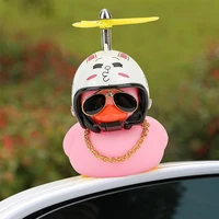 little yellow duck with helmet in the car cute accessories for mazda 323 626 cx 5 3 6 8 atenza cx7 cx 7 mx5 cx3 rx8 cx5