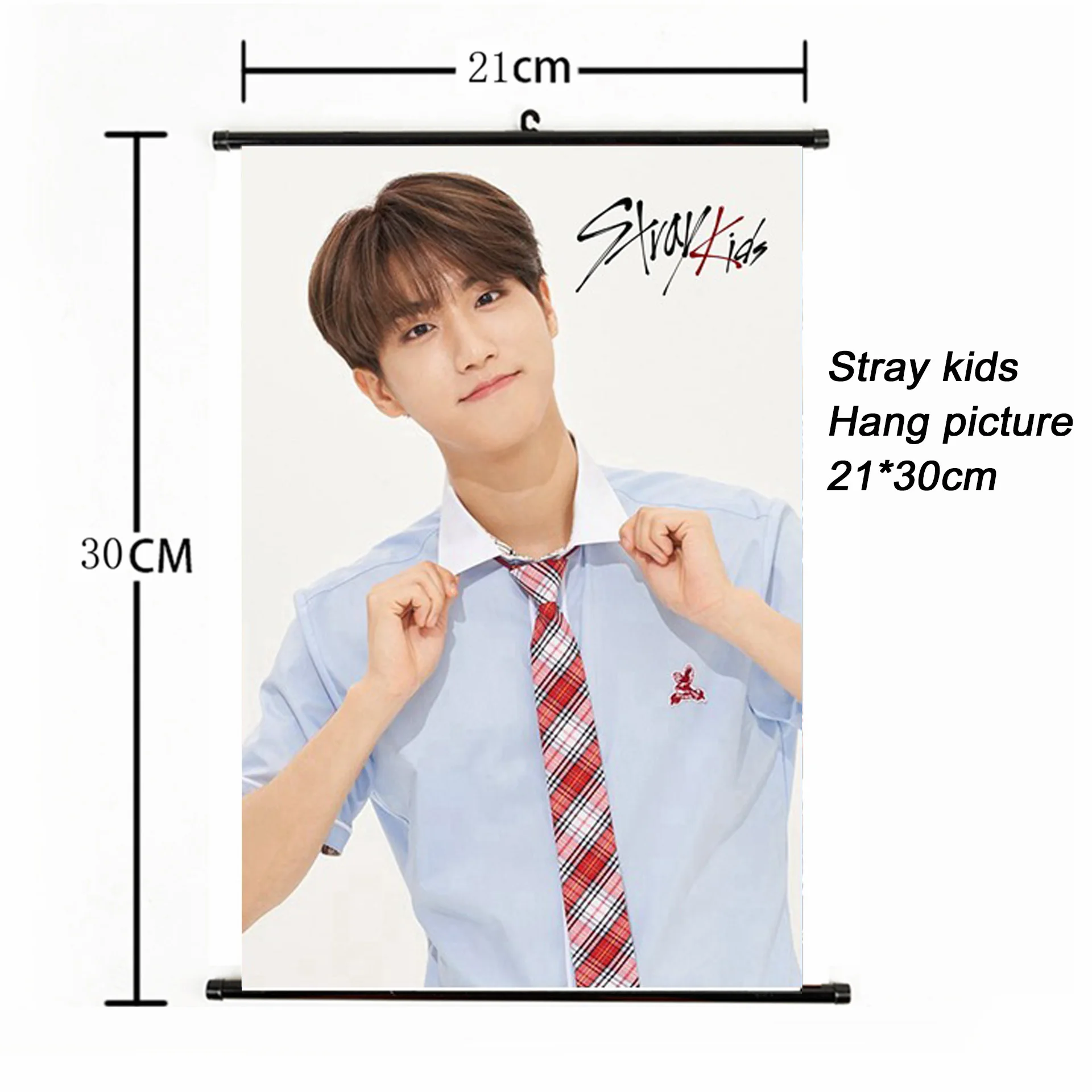 SKD00849 Модный Kpop Stray Kids повесить paintng 21*30 см плакат страй дети подписи альбом Фотокарта плакат вентиляторы коллекция Канцелярский набор - Цвет: SKD00849