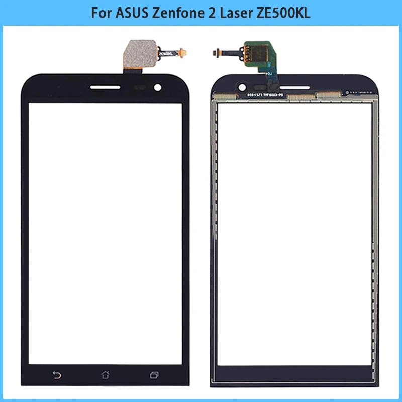 

New ZE500KL Touchscreen For Asus Zenfone 2 Laser ZE500KL Touch Screen Panel Digitizer Sensor Glass Replacement Parts