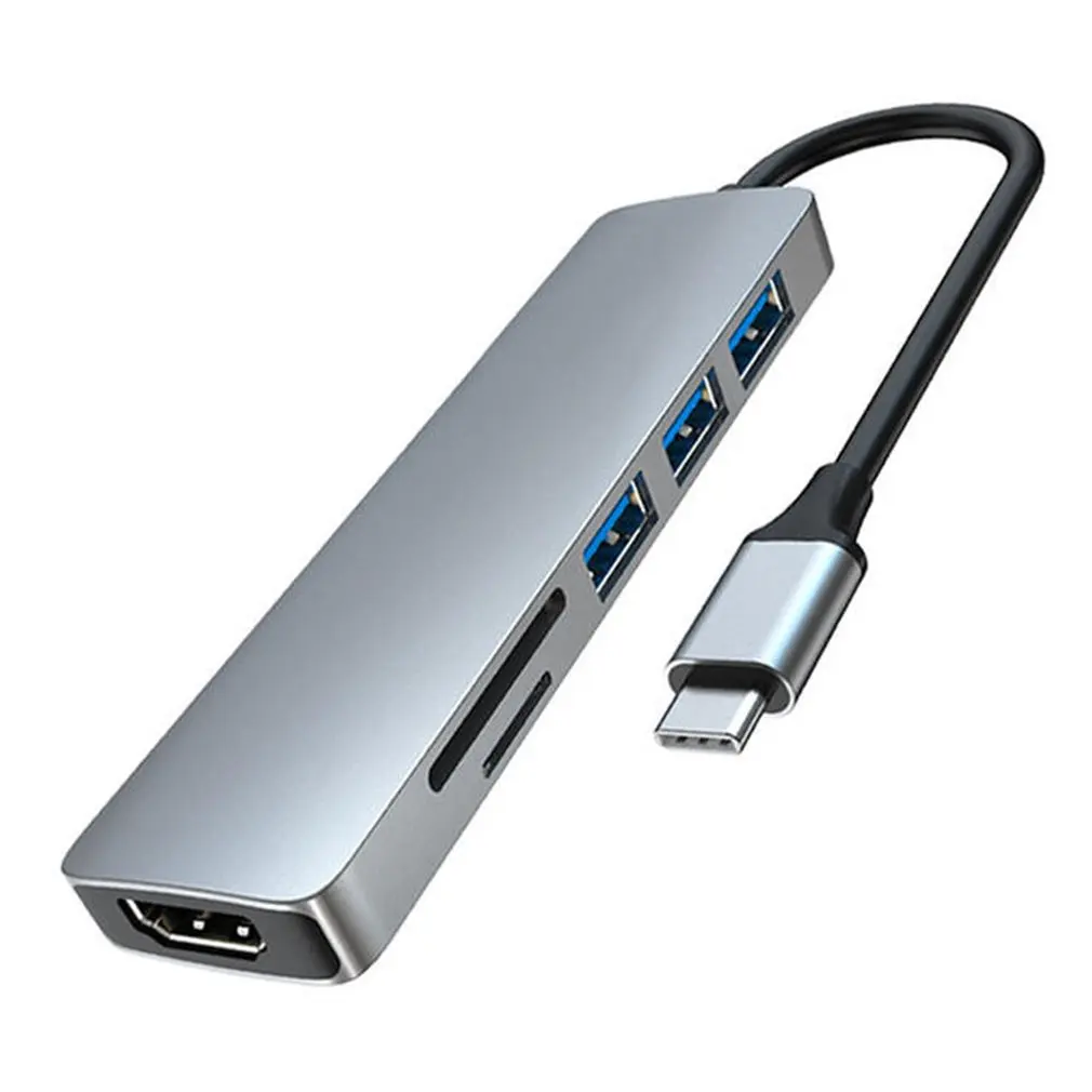 

Адаптер для USB Type-C и USB 3,0, 6 в 1