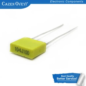 20 шт.лот 100NJ100 коррекционный конденсатор 100V104J 100NF 0,1 мкФ 100V 104 104J 5 мм полипропиленовая защитная пластиковая пленка в наличии