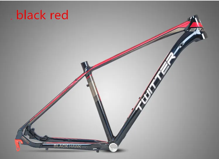 27.5x15.5 black red Черный Hawk Pro MTB горный велосипед рама из алюминиевого сплава XC внедорожная УФ наклейка 27,5/29 дюймов велосипедная Рама - Color: 27.5x15.5 black red