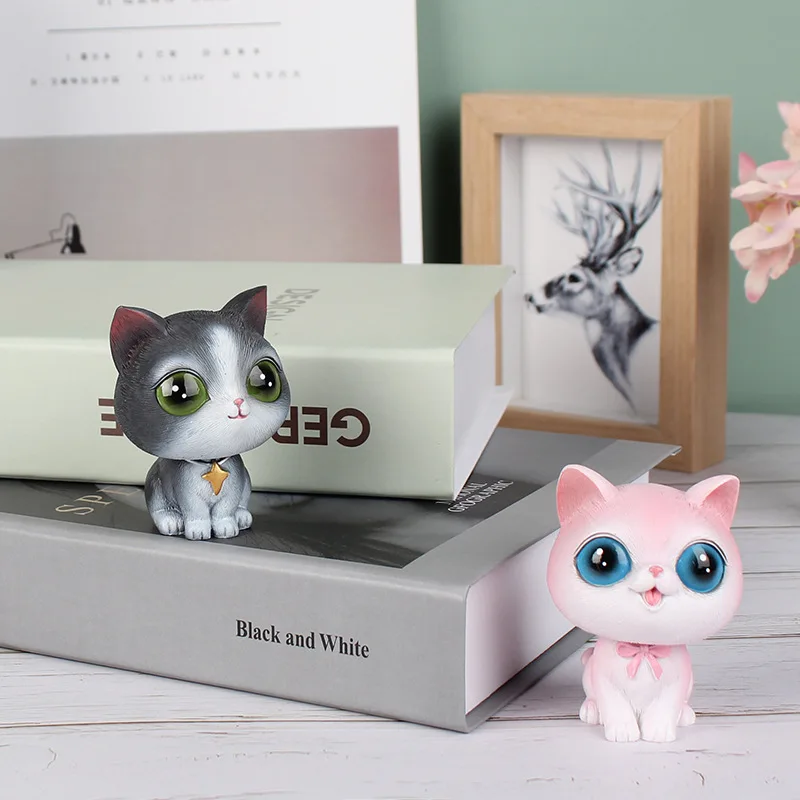 

Tribe Cats Toys Figure Blind Box Girls Gifts Kids Ornaments Resin Car Pet Decoration Kawaii Cat Models Animal Toys for Children