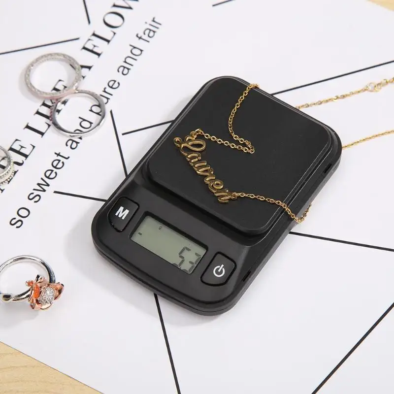 1 шт. Цифровые портативные пальмовые ювелирные карманные цифровые весы