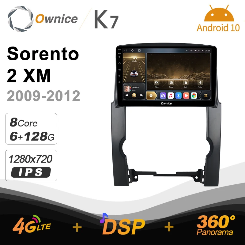 Автомобильный dvd-плеер Ownice головное устройство 6 ГБ + 128 8 ядер Android 10 0 DSP для Kia Sorento 2