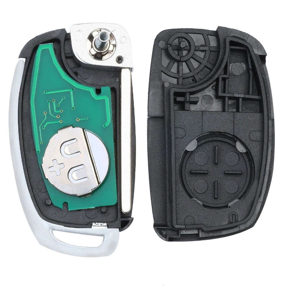

Keyecu Flip Remote Control Car Key 4 Buttons 315MHz ID46 for Hyundai Santa Fe 2013 2014 2015 TQ8-RKE-3F04, 95430-4Z100, RKE-3F04