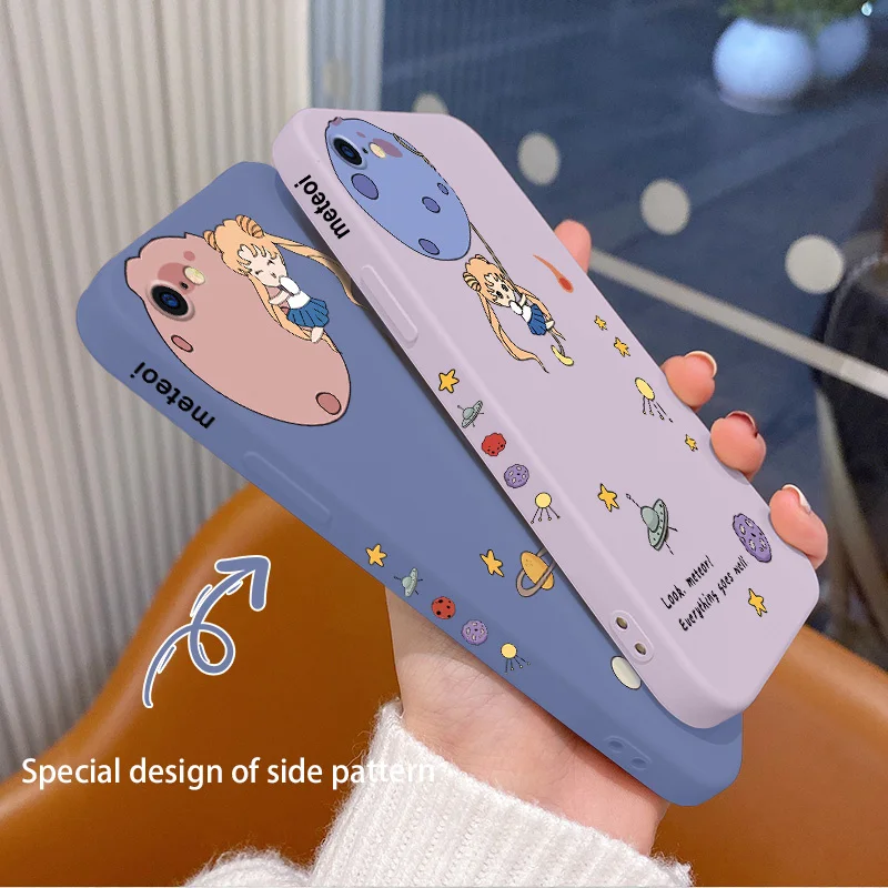 

Pink Ball Girl Phone Case For iPhone 6 6S 6SPlus 6Plus Plus Liquid Silicone Cover