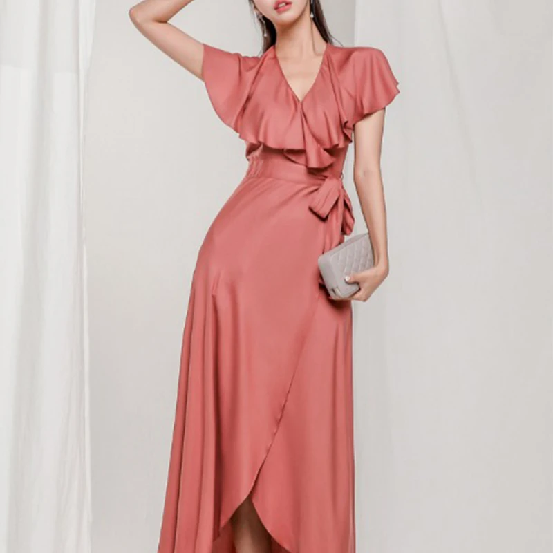 Новое поступление модные вечерние женские платья Элегантное летнее платье с