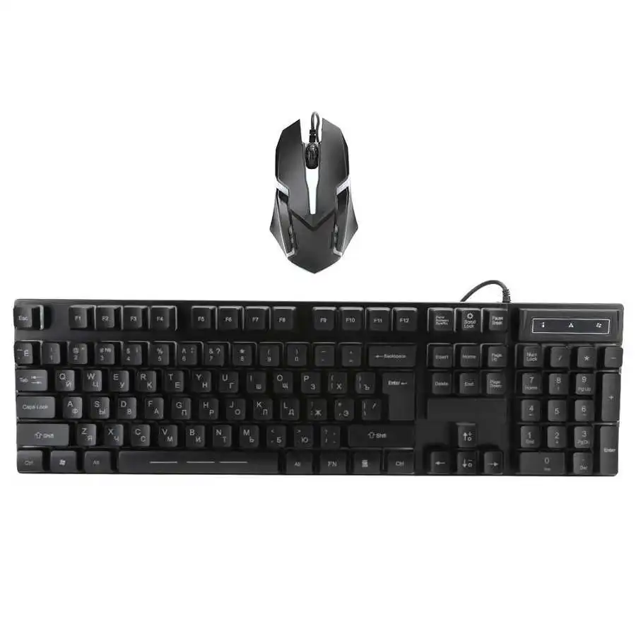 Сенсорная панель Usb клавиатура + мышь набор Русский Английский общий