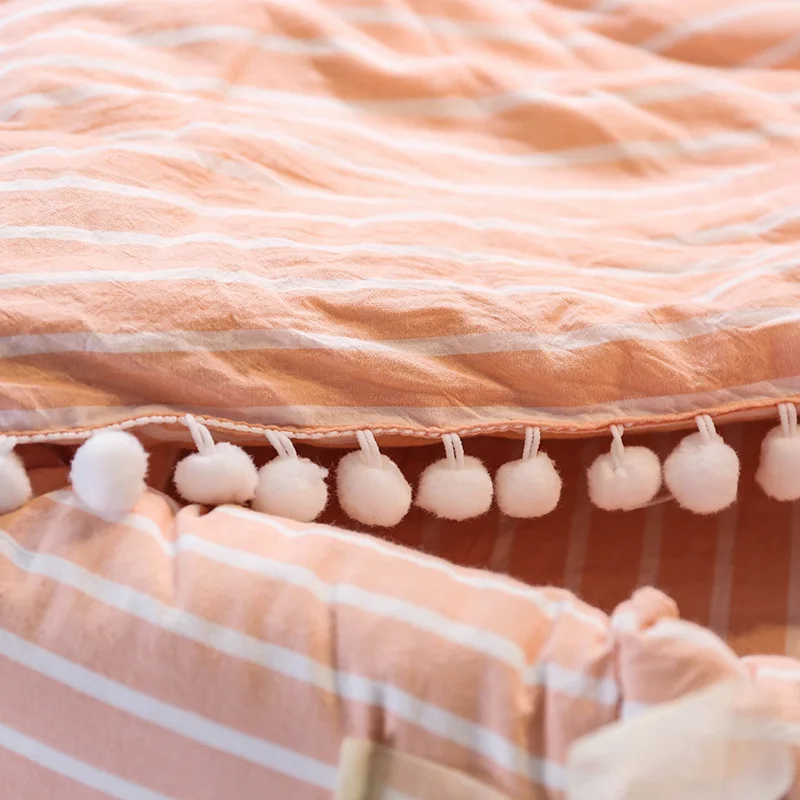 Портативная кроватка для новорожденных мягкая хлопковая складная дорожная