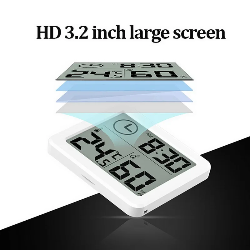 1 шт. Многофункциональный Термометр Гигрометр автоматический электронный