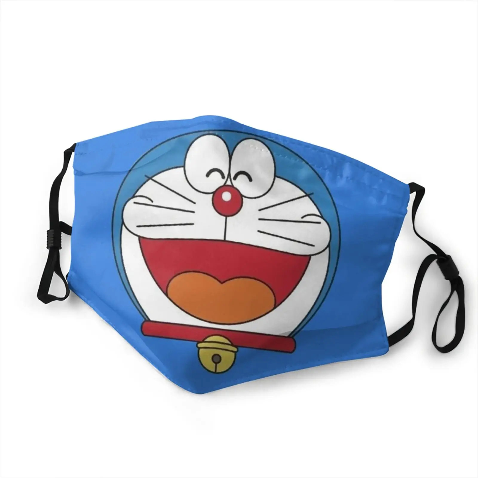 

3D-печать Doraemon Милая мультяшная маска для влюбленных многоразовая маска для лица, защита для рта от пыли моющаяся маска для рта (фильтр Pm2.5)