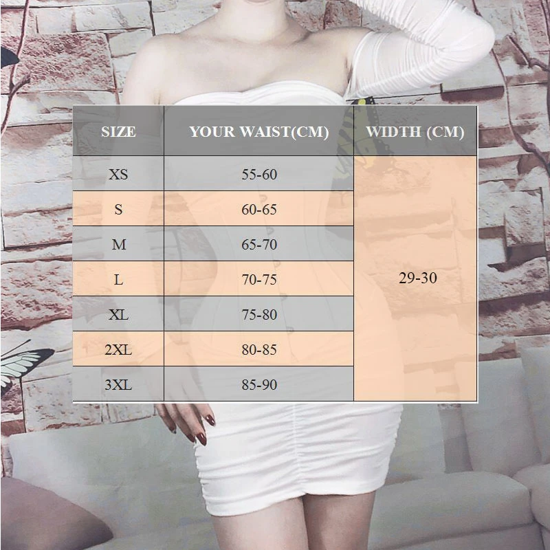 

Sexy Corset Underbust Women Gothic Corset Top Curve Shaper Modeling Strap Slimming Waist Belt Lace Corsets Bustiers Black White