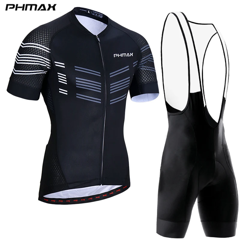 Bib Cycling Set 02 PHMAX Pro комплект для велоспорта, одежда для горного велосипеда, одежда для гонок, одежда для велоспорта, Майо, Ropa Ciclismo, мужской комплект для велоспорта - Цвет: Bib Cycling Set 02