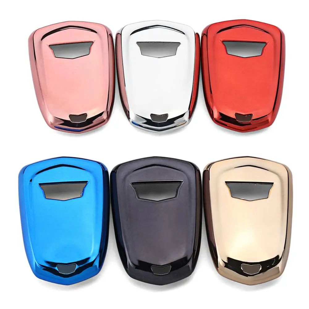 ТПУ чехол для автомобильного ключа умный с дистанционным управлением Cadillac ATS CT6 CTS
