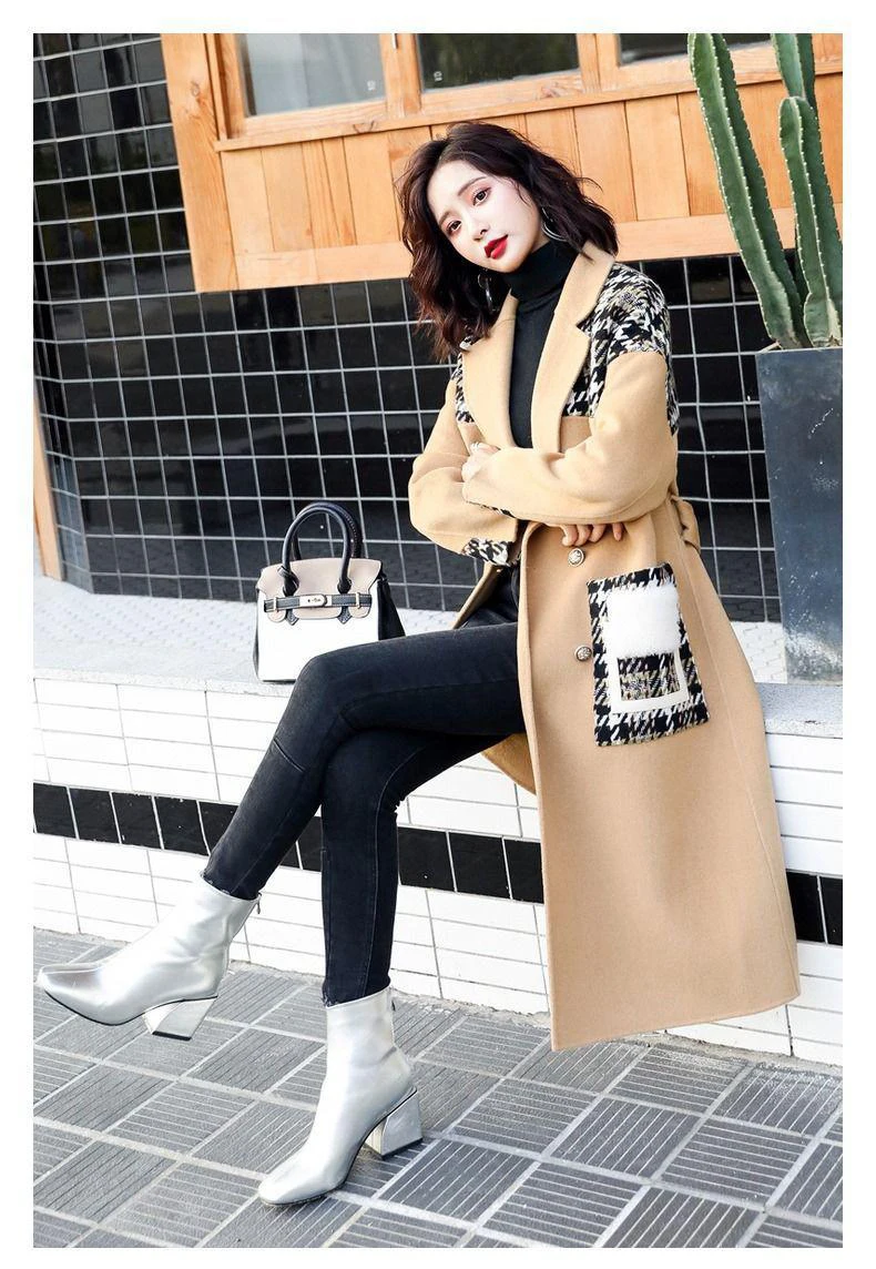 Hebaoli Новая Модная элегантная индивидуальная Удобная Длинная зимняя ветровка для