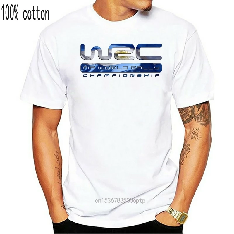 Футболка Wrc мужская с круглым вырезом модный топ свободного покроя на заказ