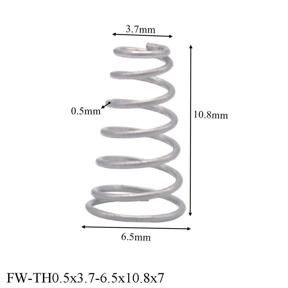 10 шт. изготовленный на заказ металл из нержавеющей стали OEM Пружина сжатия