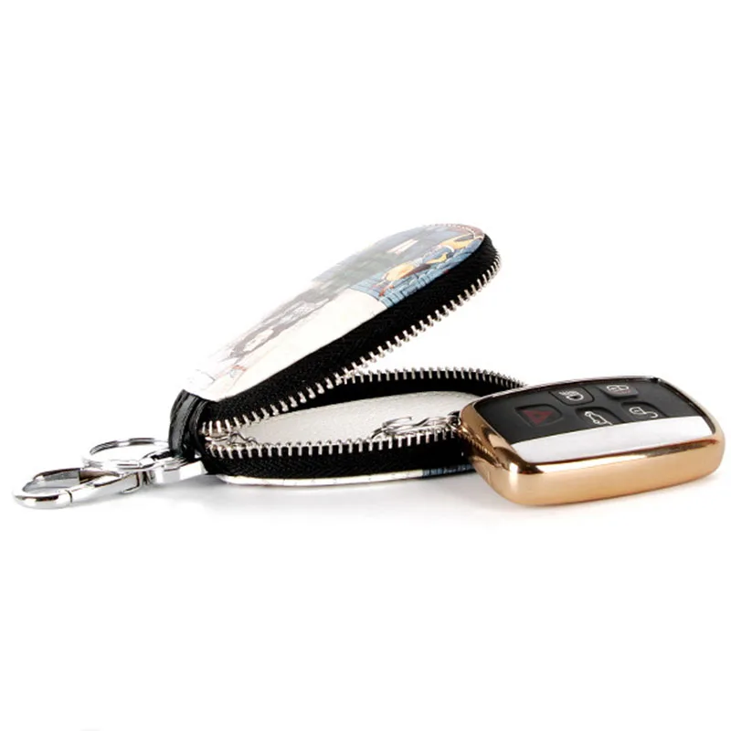 Модный дизайнерский чехол для ключей с рисунком женщин и девочек маленькие
