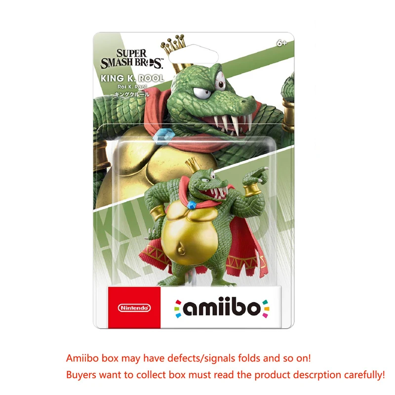 King K ROOL Фигурка Amiibo Super Smash Bros. Серия Для nintendo переключатель Фирменная Новинка - Цвет: King K ROOL