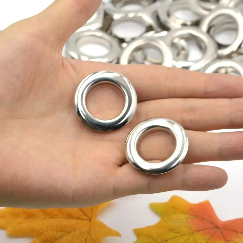 10 комплектов 20 мм Серебряный Золотой Черный латунный материал большой размер