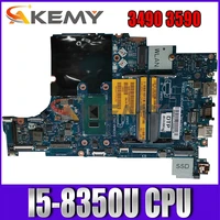 akemy brand new i5 8350u for dell latitude 3490 3590 motherboard cal50dal10 la f115p cn 0x4pr4 x4pr4 mainboard 100tested