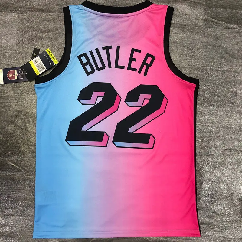 

Quick Dry 2021 City Edition Heat Print Basketball Jersey YOUNG EMBIID DONCIC MORANT BOOKER ROSE LAVINE BUTLER WADE Men Tank Tops