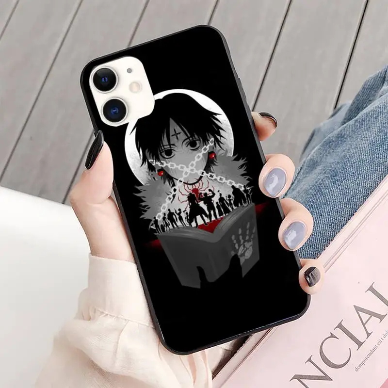 Chrollo Lucilfer цепи HxH аниме чехол для телефона iphone 13 8 7 6 6S Plus X 5S SE 2020 XR 11 12 mini pro XS MAX -